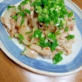 豚バラのバターポン焼き